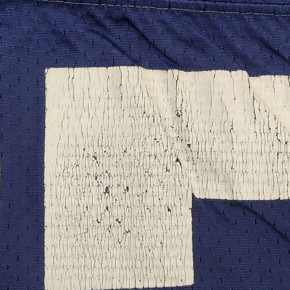 Vintage 60s Champion Football Shirt Large 21x29 Blue - Picture 9 of 14